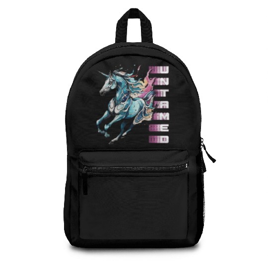Untamed Beauty - Running Unicorn Backpacks