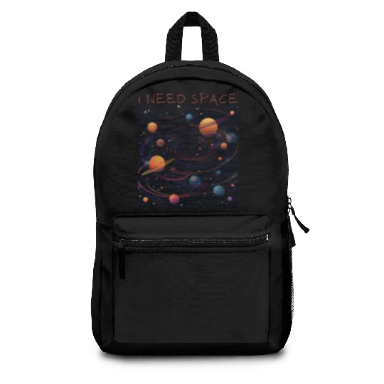i need space, planets constellation Backpacks