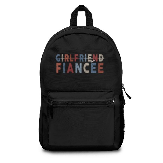 Girlfriend Fiancee Couple Engagement Engaged Backpacks