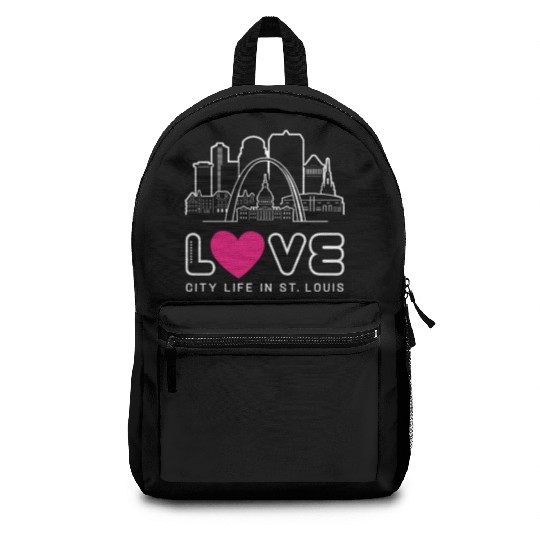 Love City Life in St. Louis Missouri Backpacks