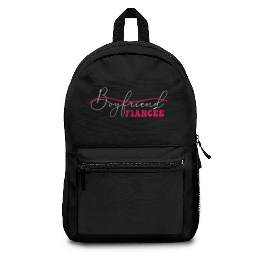 Couple Engagement Engaged Men Funny Fiancee Backpacks