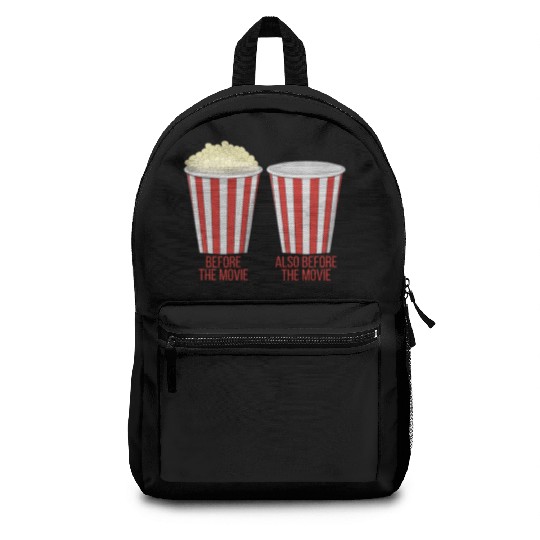Popcorn at the cinema Backpacks