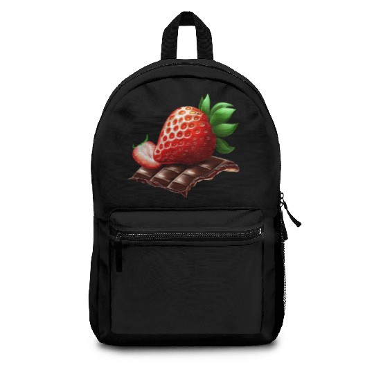 Sweet Temptation: Strawberry Meets Dark Chocolate Backpacks