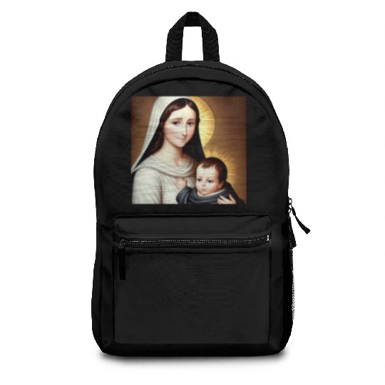 Mother Mary and Baby Jesus Backpacks