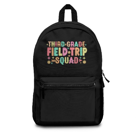 Teacher Students Third 3rd Grade Field Trip Squad Backpacks