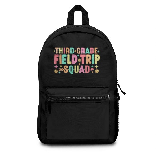 Teacher Students Third 3rd Grade Field Trip Squad Backpacks