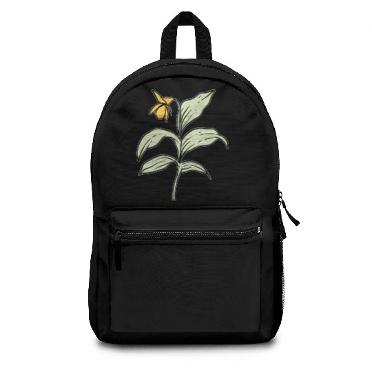Yellow Orchid Plants Lover Gift Backpacks