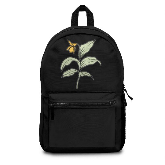 Yellow Orchid Plants Lover Gift Backpacks
