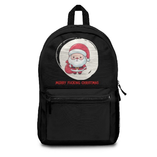 Cute Bad Santa Backpacks