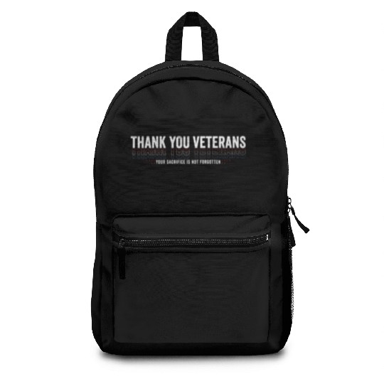 Thank You Veterans! Thank You For Your Service Backpacks