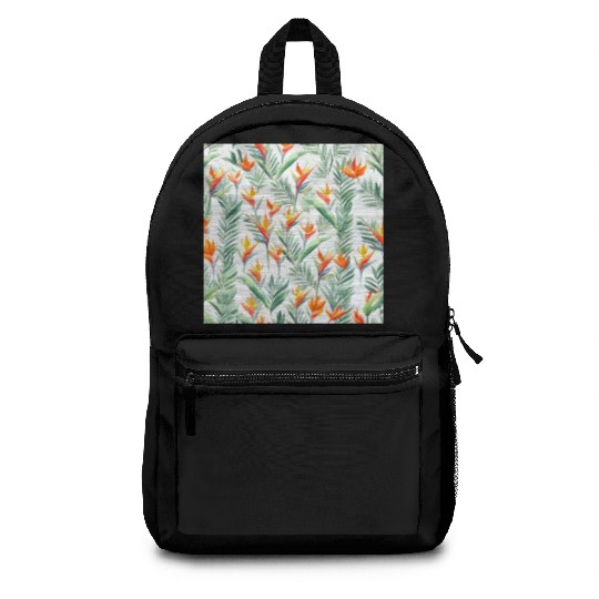 Retro Heliconia Backpacks