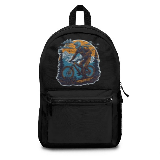 Mountain Cycling poster Backpacks