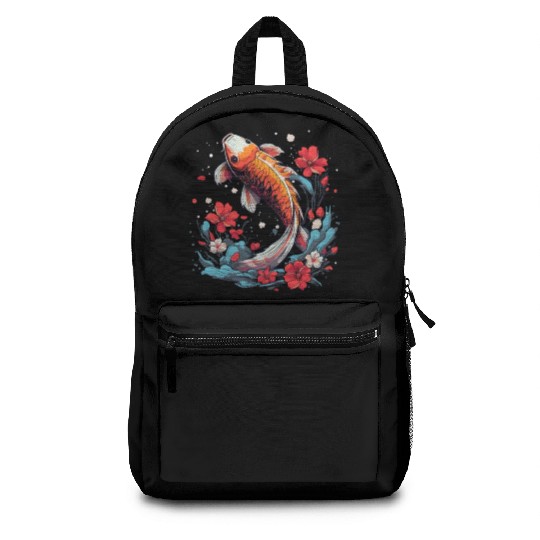 Koi Fish Koi Carp Japanese Koi Garden-Pond Koi Backpacks