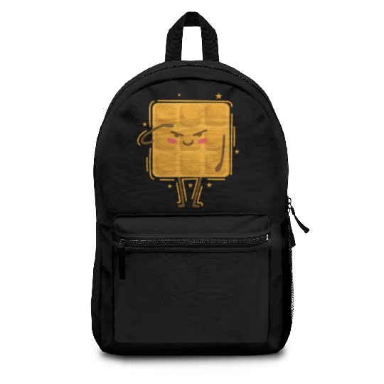 Waffle salutes Pastry Snack Backpacks