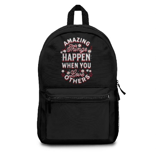 Love Caring Mental Health Motivation Backpacks