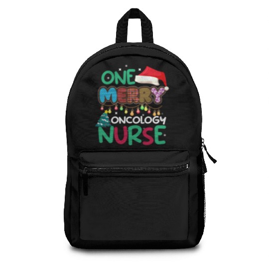 One merry Oncology Nurse Christmas Backpacks