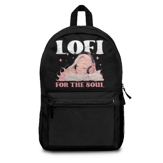 Lofi Music Lover Low Fidelity Japanese Aesthetic Backpacks