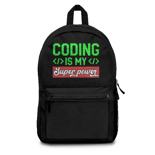 Funny Computer Programmer Computer Science Coding Backpacks