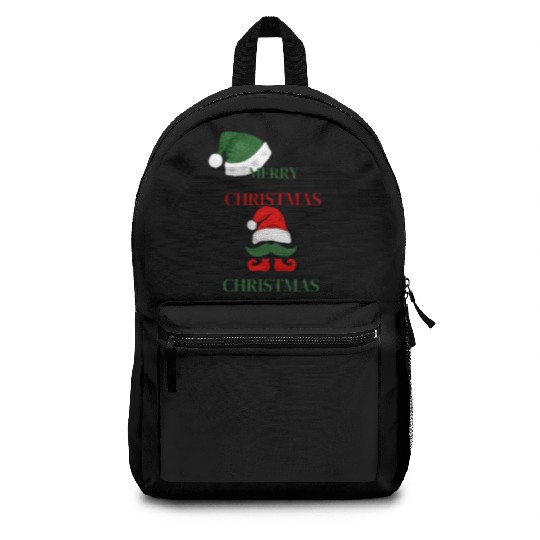 Elf Merry Christmas Backpacks