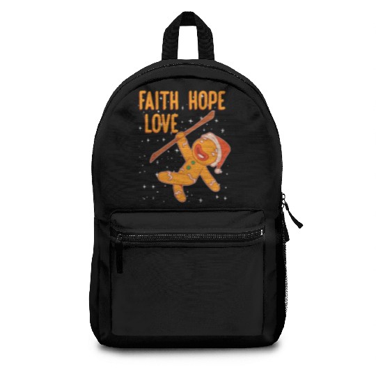 Faith Hope Love Religious Christmas Costume Backpacks