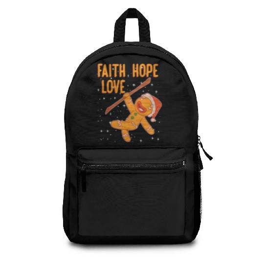 Faith Hope Love Religious Christmas Costume Backpacks