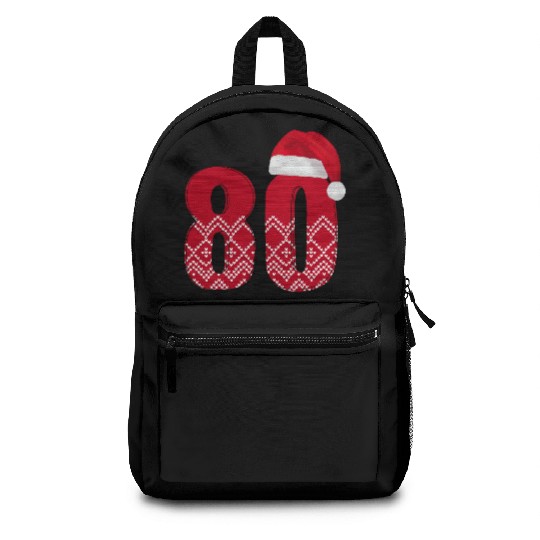 80th Birthday - Congratulations Number Eighty! Backpacks