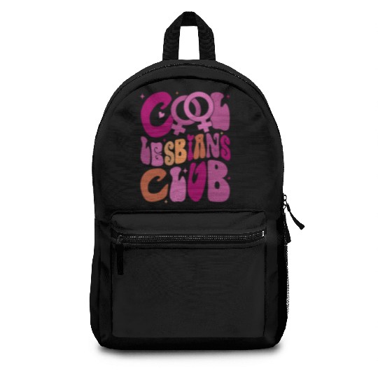 Cool Lesbians Club Cool Pride Club Pride Backpacks