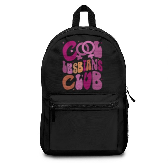 Cool Lesbians Club Cool Pride Club Pride Backpacks