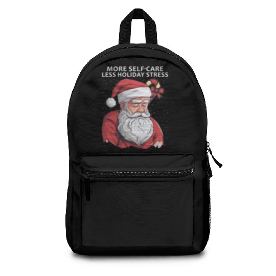 Mental Health Christmas Anti Christmas Holiday Backpacks