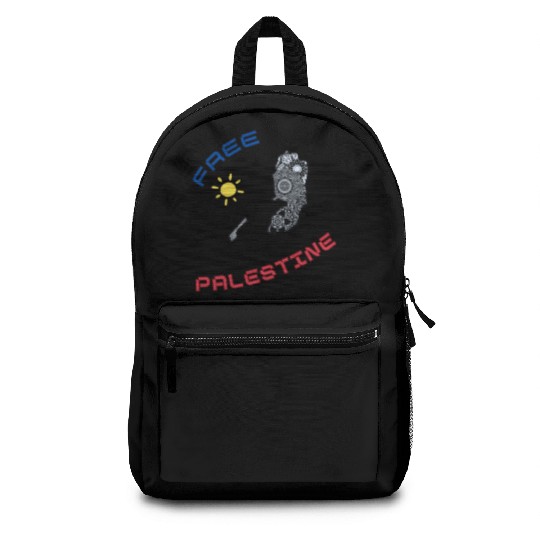 FREE PALESTINE, FREE GAZA PALESTINE. Backpacks