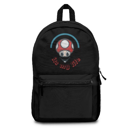 Its my life, funny mushrooms art Backpacks