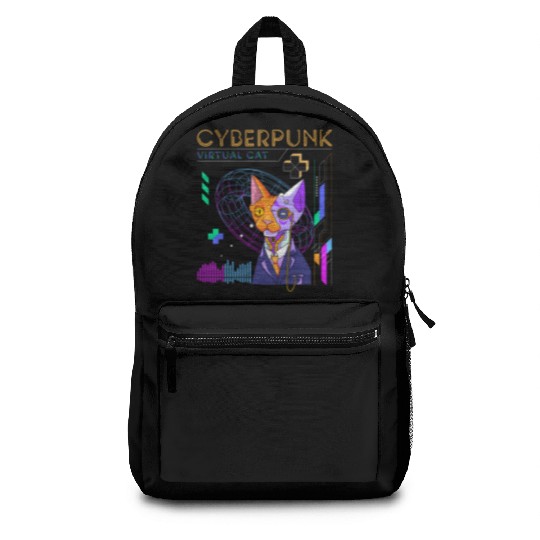 Cyborg Retro Gamer Scifi Backpacks