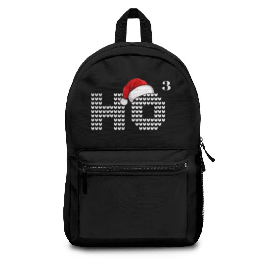 HO HO HO Christmas Funny Santa Backpacks