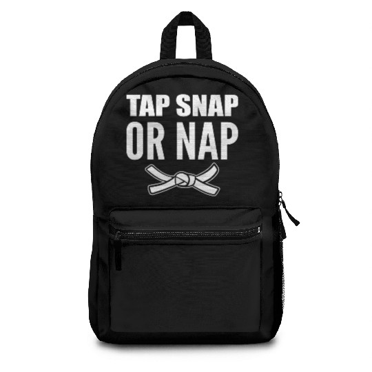 Tap Snap Or Nap Jiu Jitsu Trainer Backpacks