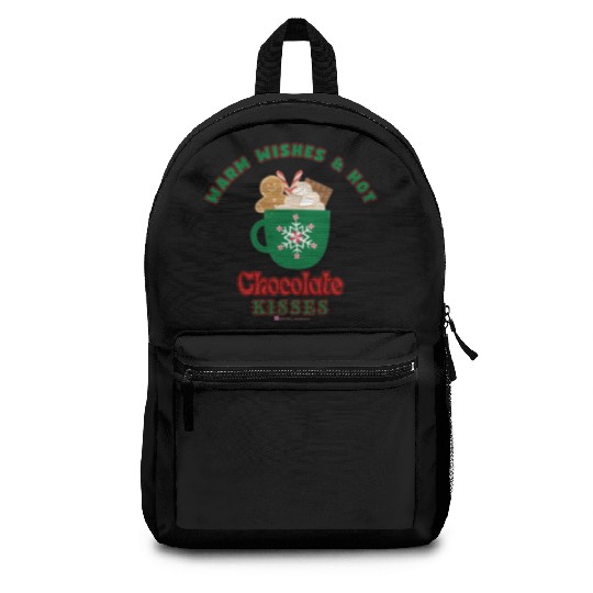 Warm Wishes & Hot Chocolate Kisses Greetings Backpacks
