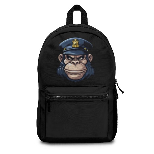Monkey policeman Backpacks