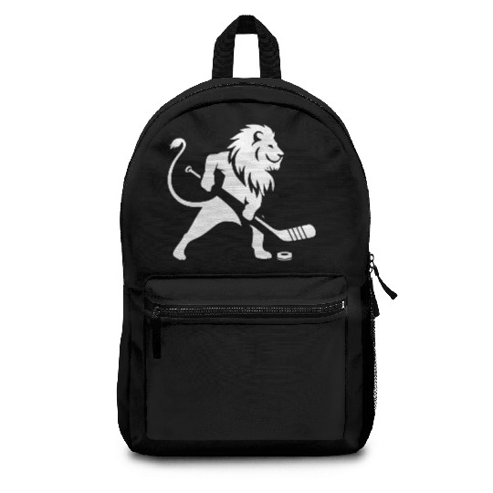 Lion Hockey Silhouette Backpacks