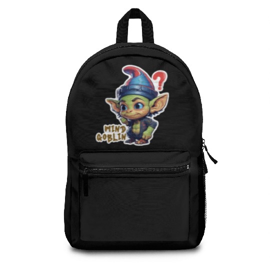 Funny Green Goblin Monster - Mind Goblin Deez Nuts Backpacks