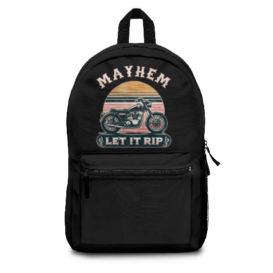 Unleash Chaos with Mayhem Let It Rip Graphic Wear Backpacks