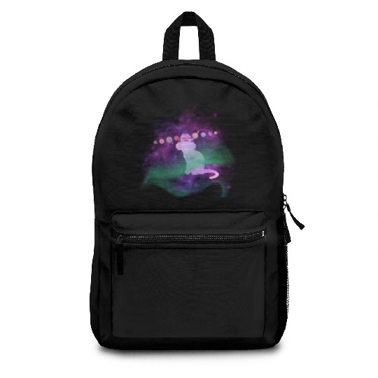 Music Space Cat Backpacks