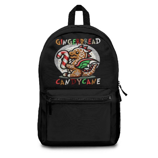 Gingerbread & Candy Cane - A Gingerbread Dragon Backpacks