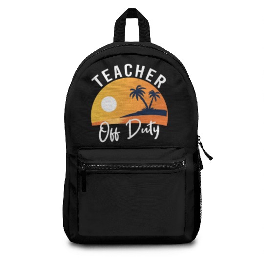 Teacher off Duty-Yellow Backpacks