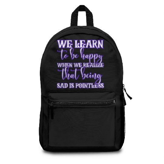 Being sad doesn't help Backpacks