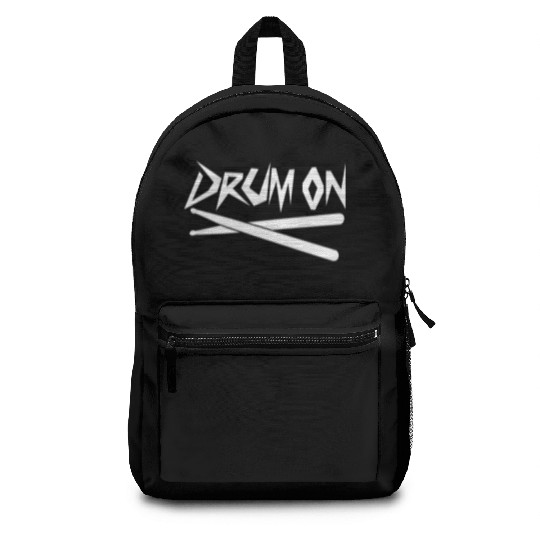 Drums Drumset Drum Drummer Backpacks