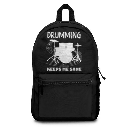 Drummer Drum Drumset Drumsticks Drums Backpacks
