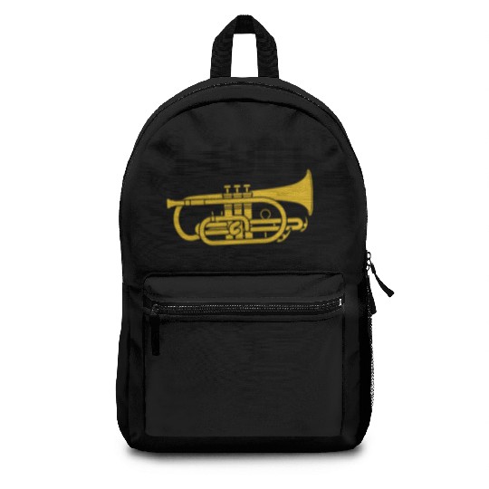 I Toot Funny Mellophone Player Jazz School Band Backpacks