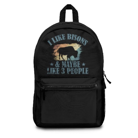 I Like Bisons and Maybe Like 3 People Backpacks