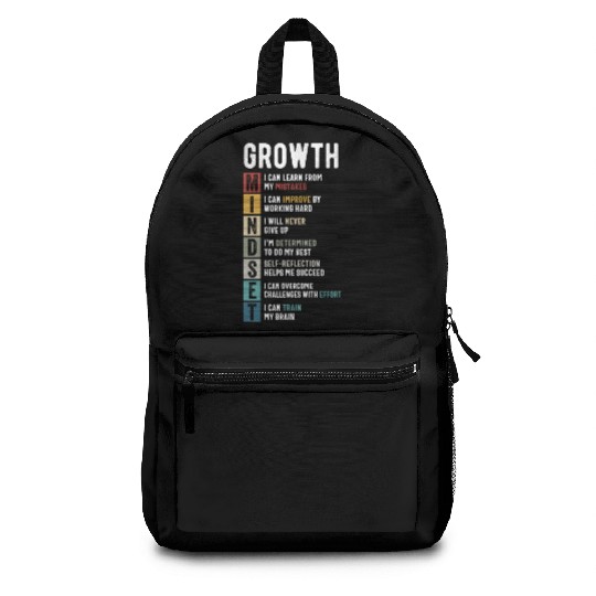 growth mindset Backpacks