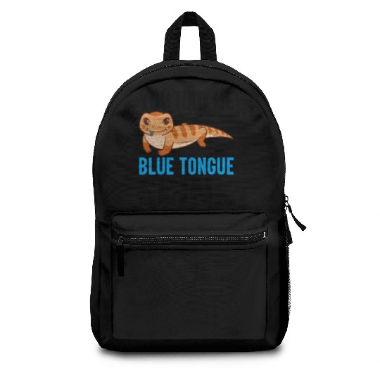Lizard Collector Reptile Lover Blue Tongue Skink Backpacks