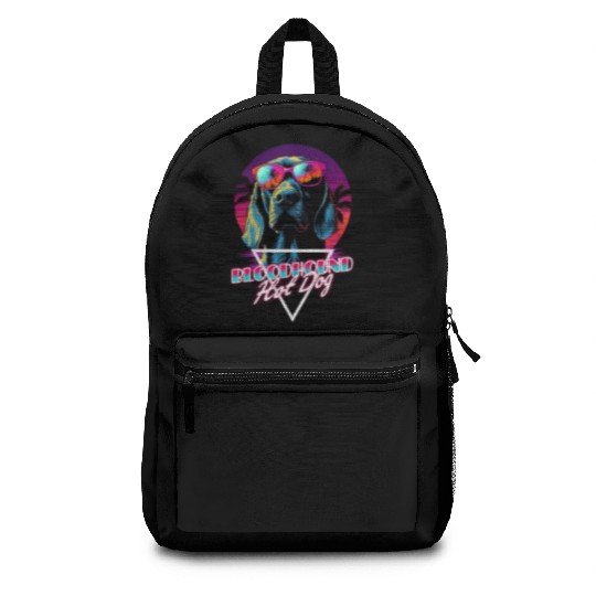 Retro Wave Bloodhound Hot Dog Backpacks